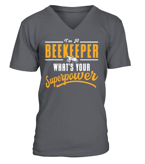 Beekeeping Apiculturist Bee Support Beekeeper V-Neck T-shirt