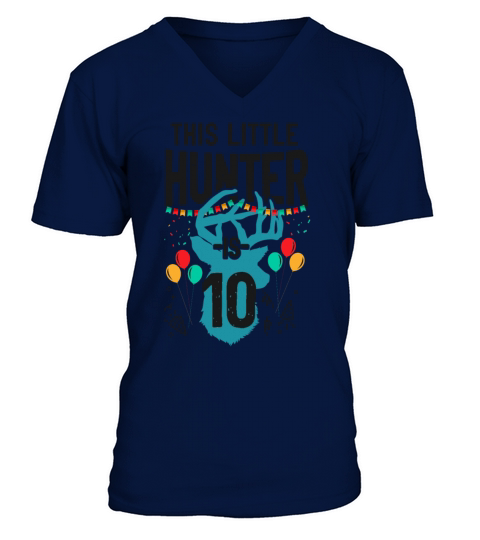 Buck Deer Hunting Hunter Kid V-Neck T-shirt