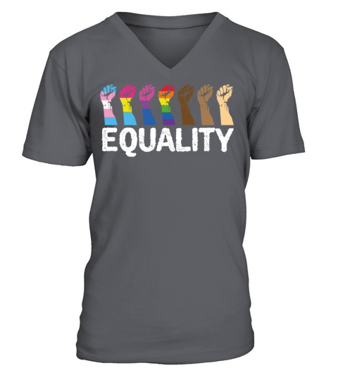 Equality LGBT Community Gay Ally LGBTQ Pride Month V-Neck T-shirt