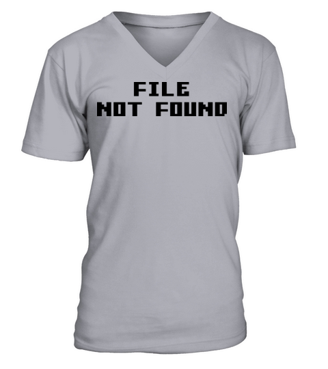 File Not Found V-Neck T-shirt