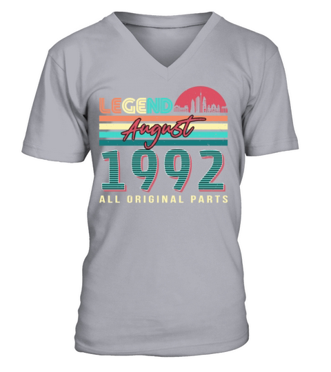 For The Age Of 30 August 1992 V-Neck T-shirt