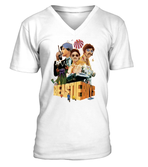 Funny Beastie Boys Graphic For  Fan V-Neck T-shirt