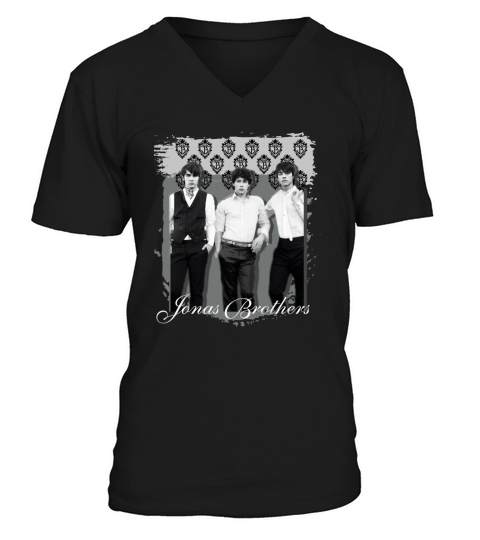 Jonas Brothers Old School shirt V-Neck T-shirt