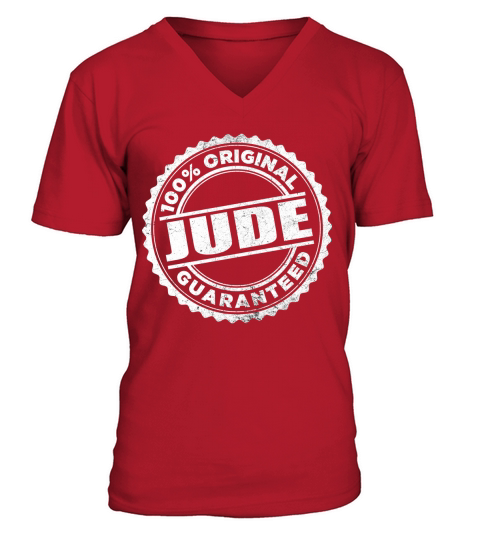 JUDE  100 Percent Original Guaranteed - Coffee Mug (colored) V-Neck T-shirt