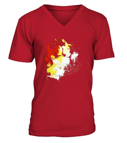 Mens Gay bear pride T-shirt V-Neck T-shirt