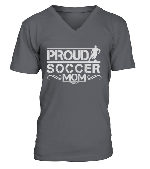 Proud Soccer Mom Shirt V-Neck T-shirt