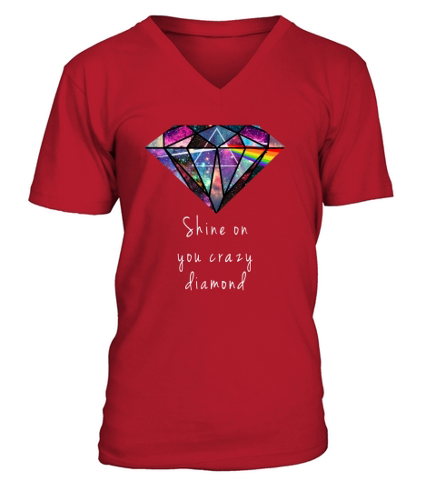 Shine On You Crazy Diamond T shirt V-Neck T-shirt