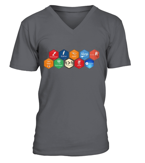THE R-RSTUDIO UNIVERSE V-Neck T-shirt