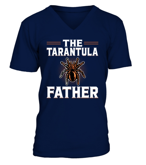 The Tarantula Father - Theraphosidae Hairy Spider V-Neck T-shirt