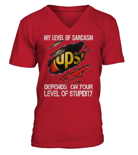 ups V-Neck T-shirt