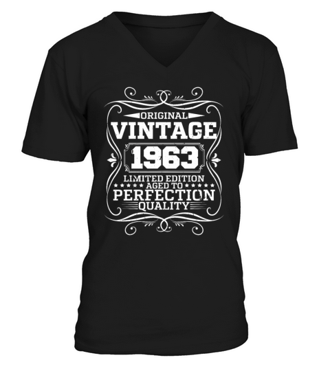 Vintage 1963 Original Limited Edition V-Neck T-shirt