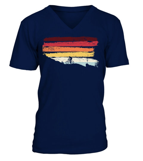 Vintage mountain bike V-Neck T-shirt