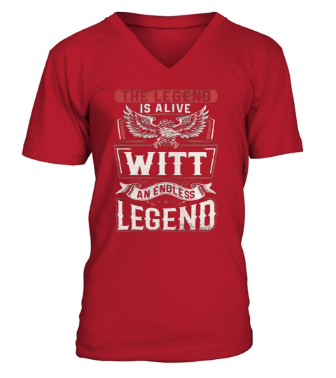 witt the legend V-Neck T-shirt