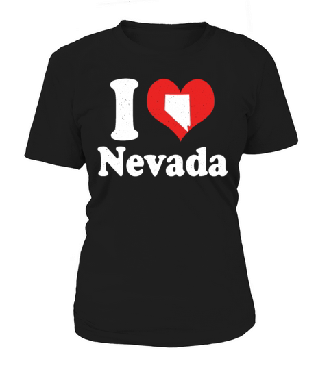 America Citizen US State Love I Heart Nevada Women's T-Shirt