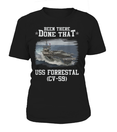 Awesome CV-59 USS FORRESTAL Navy Ships Tee shirt Women's T-Shirt