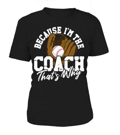 Baseball Fan Coach Vintage Because Women's T-Shirt