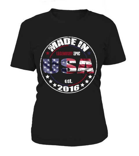 Birthday Saying Born USA 2016 Women's T-Shirt