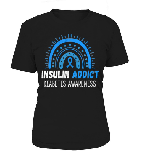 Blue November Insulin Diabetes Awareness Month Women's T-Shirt