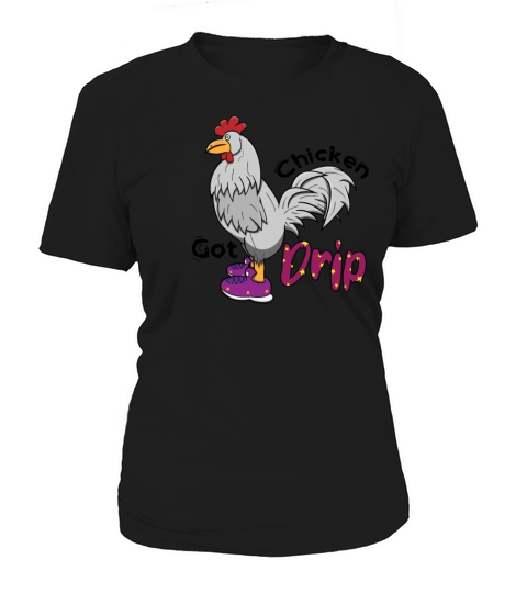 Chicken With Shoes White PurpleDRIP Women's T-Shirt