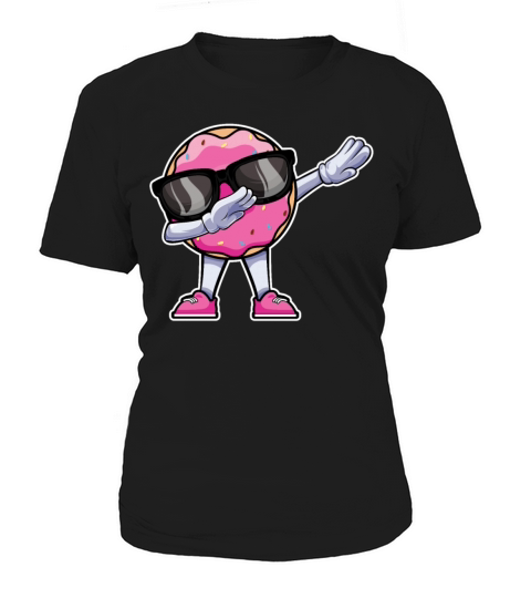 Dabbing Donut Funny Doughnut Donut Lover Dab Dance Women's T-Shirt