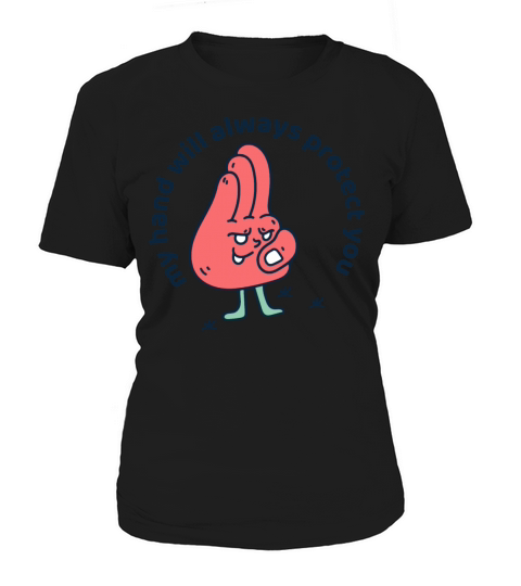 Funny hand character illustration vintage Women's T-Shirt