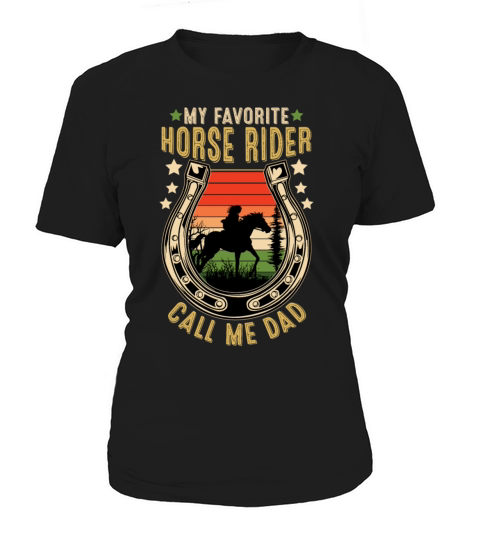 Horse Rider Call Me Dad Vintage Women's T-Shirt