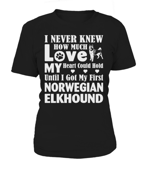 How much Love My Norwegian Elkhound Dogs Women's T-Shirt