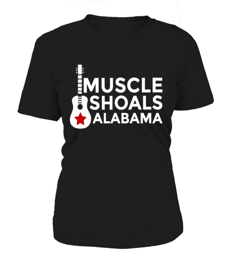Muscle Shoals Shirt Alabama AL Recording Music Guitar Shirt Women's T-Shirt