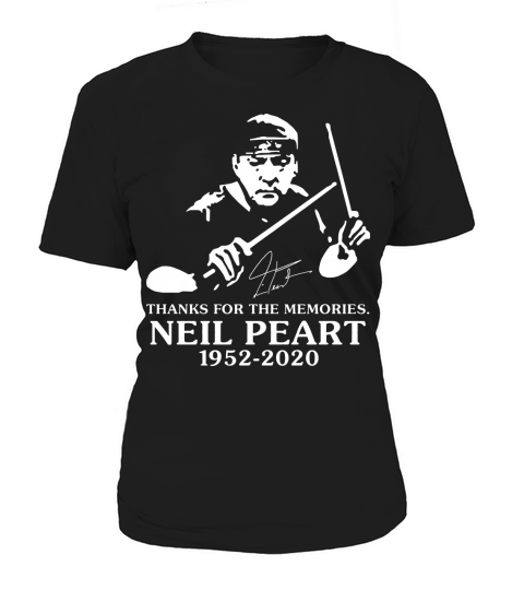 Neil Peart Thanks For The Memories Women's T-Shirt