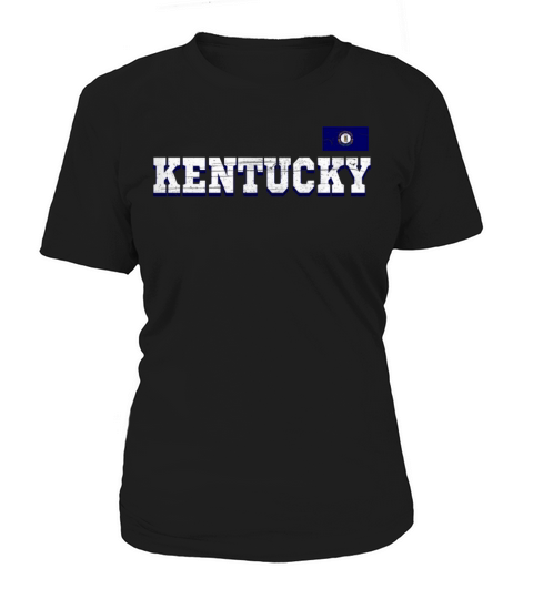 State Name America State Flag Kentucky Women's T-Shirt