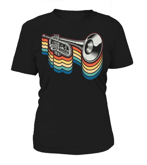 Trumpet Player Retro Vintage Women's T-Shirt