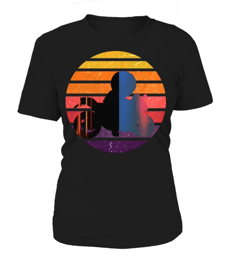 Vintage Motorcycle Motorbike Biker Motorcyclist Women's T-Shirt