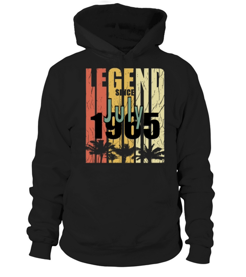 1965 july vintage birthday Hoodie Unisex