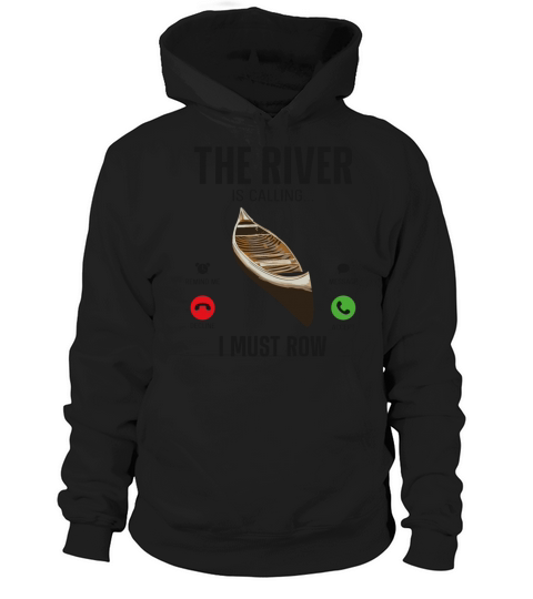 Canoe Canoeing Vintage Phone Hoodie Unisex