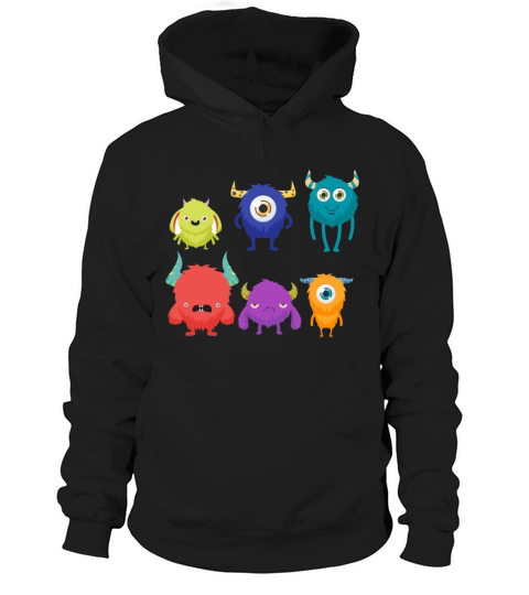 cute monsters Hoodie Unisex