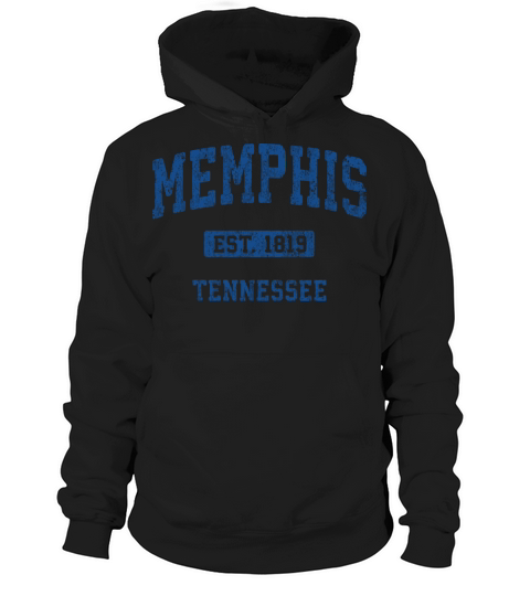 Memphis Tennessee Tn Vintage Athletic Sports Desig Hoodie Unisex