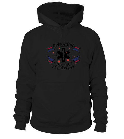 Operation Diseaes 2020 Enduring Clusterfuck American Flag Hoodie Unisex