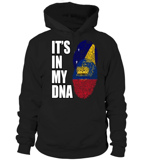 Tokelauan And Liechtensteiner Mix Heritage DNA Fla Hoodie Unisex