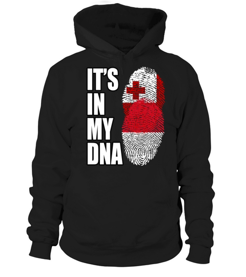 Tongan And Indonesian Mix Heritage DNA Flag Hoodie Unisex