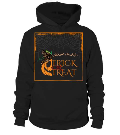 Trick or Treat design Hoodie Unisex