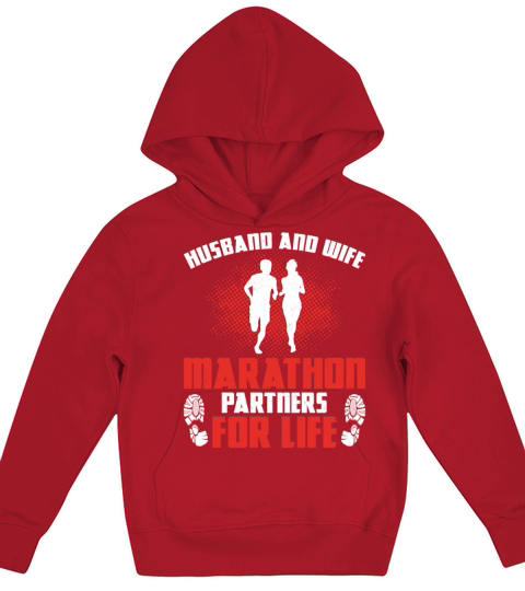 Running Runner Half Marathon Kids Hoodie