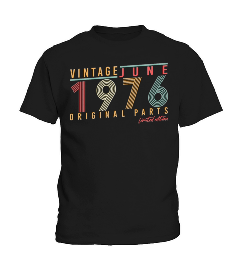 1976 June Vintage Kids T-Shirt