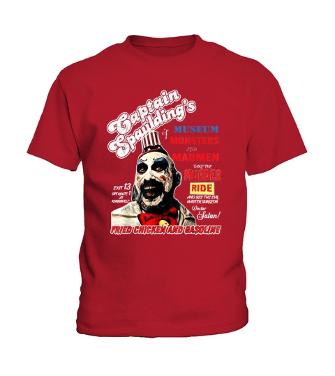 Captain Spaulding Museum Monsters Legends Never Die shirt Kids T-Shirt