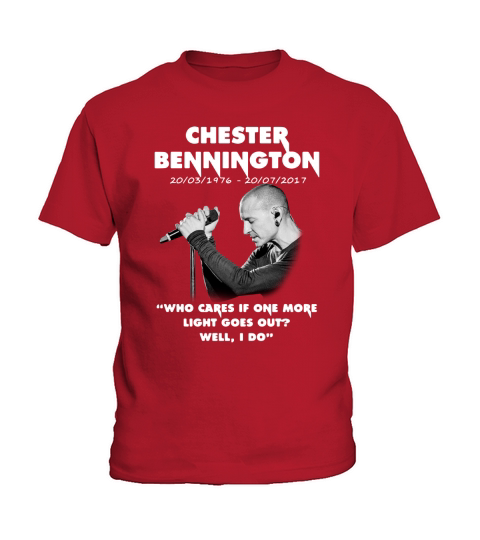 Chester Bennington who cares if one more light goes out well I do shirt Kids T-Shirt