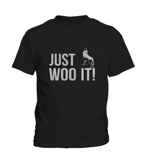 JUST WOO IT - Funny Siberian Husky T-Shirt Kids T-Shirt