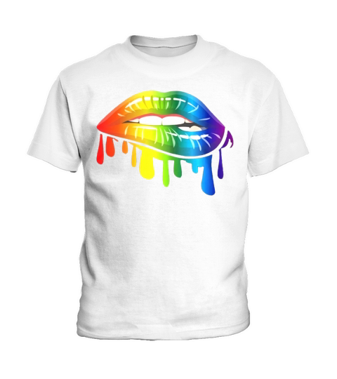 lgbt gay homosexual lesbian rainbow pride Kids T-Shirt