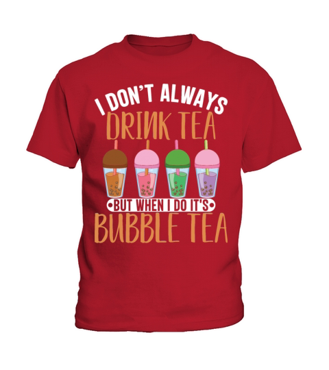 Milk Tea Powered By Boba Tea Lovers Lifestyle Gift Kids T-Shirt