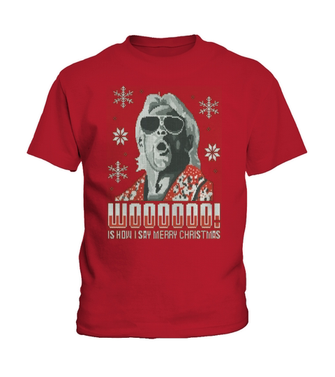 Ric Flair wwe xmas Tshirt Kids T-Shirt