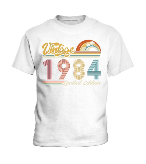 Vintage "Limited Edition" Vintage 1984 Birthday Kids T-Shirt