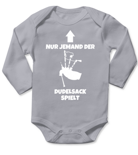 Bagpipe Bagpiper Gift Long Sleeve Baby One-Piece